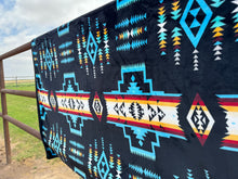Load image into Gallery viewer, Lime Green Aztec Blanket
