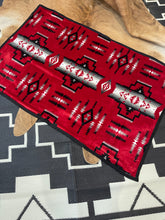 Load image into Gallery viewer, Red BW/ Black Multi Aztec Blanket
