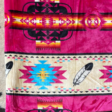 Load image into Gallery viewer, Pink Feather Blanket
