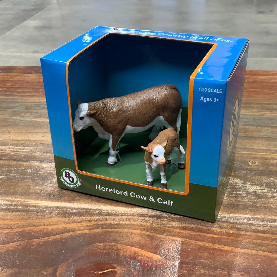 BCT Hereford Cow & Calf
